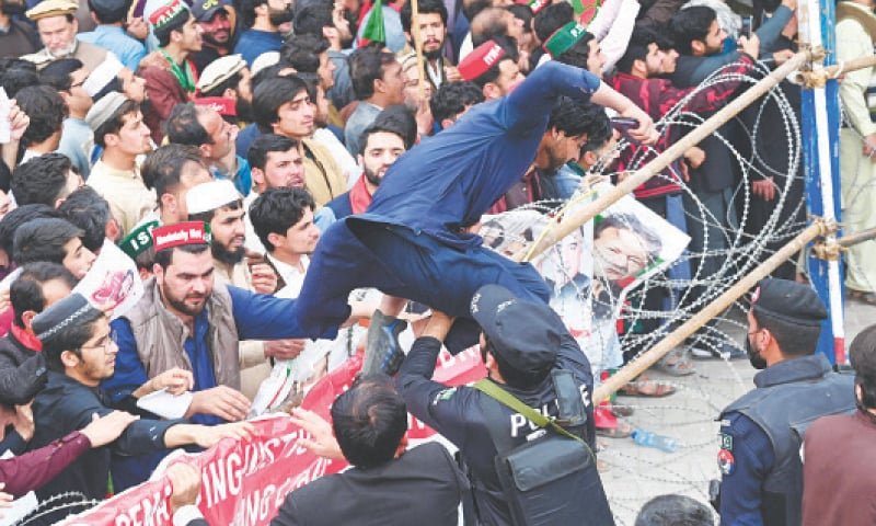 PTI protest for Gandapur