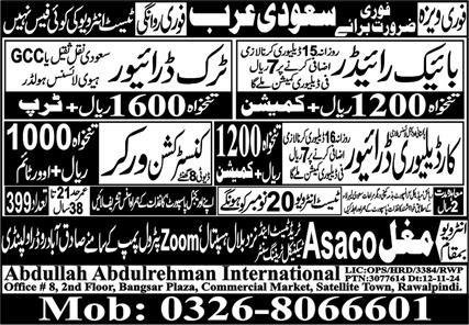 Top Overseas Job Opportunities in Saudi Arabia